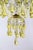 19th Century Pale Yellow Crystal Drops Birdcage Chandelier For Sale - Image 11 of 12