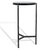 Metal Marylou Marble Top Drink Table in Black with Black Marble TOp For Sale - Image 7 of 8