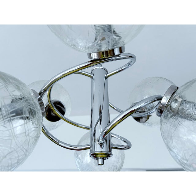 Vintage Space Age Pendant Light, 1970s For Sale - Image 9 of 18