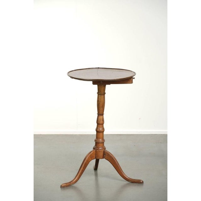 Antique English Side Table with Drawer For Sale - Image 4 of 11
