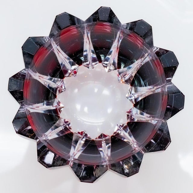 French Baccarat and Sèvres Glass Vases in Crystal, 1990, Set of 3 For Sale - Image 14 of 18