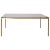 Metal Brass and Glass Coffee Table in the Style of Maison Jansen, 1970s For Sale - Image 7 of 7