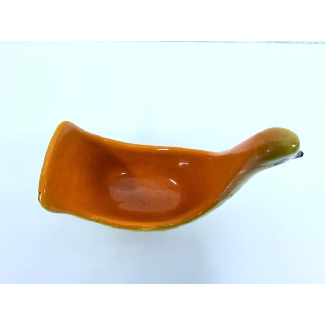 Italian Studio Ceramic Goose Bowl by Aldo Londi for Bitossi, 1960s For Sale - Image 6 of 12