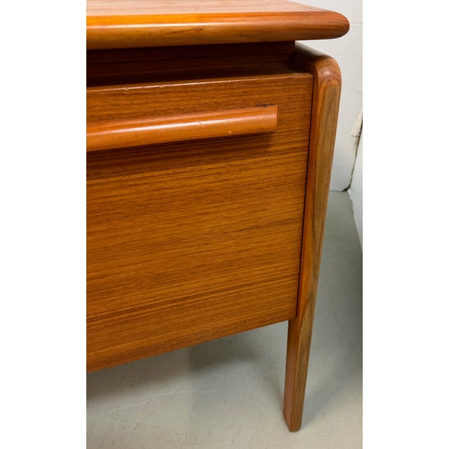 Mid-Century Modern Teak Executive Desk by Danflex, Denmark, 1960s-70s For Sale - Image 11 of 12