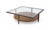 Modern Greg Sheres Style Bronze Cocktail Table with Glass Top For Sale - Image 4 of 5
