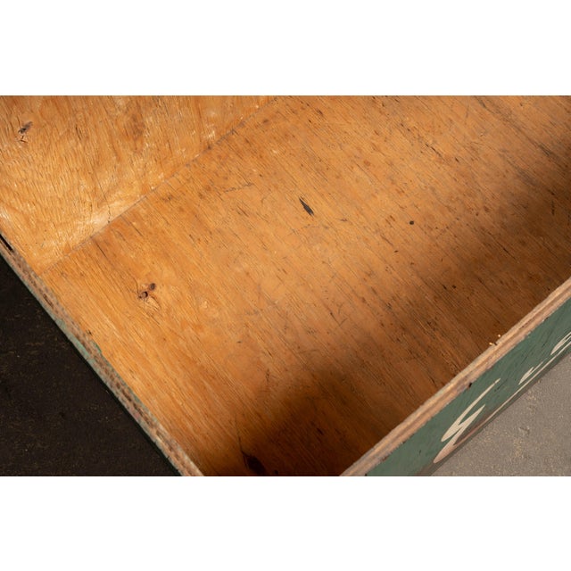 Vintage Electricraft Industrial Shipping Crate Coffee Table For Sale - Image 9 of 10