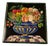 Vintage Mid-Century Italian Hand-Painted Florentine "Pietra Dura" Style Still Life Plaque by Ba Ro For Sale