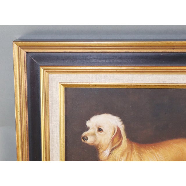 Late 20th Century Dandie Dinmont Terrier Oil Painting For Sale - Image 4 of 7