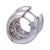 Modern 14k White Gold Pave 1.20ct Round Diamond Huggie Earrings - 2 Pieces For Sale - Image 3 of 8
