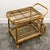 Vintage Italian Rattan Bar Cart with Bottle Holder, 1970s For Sale - Image 5 of 13