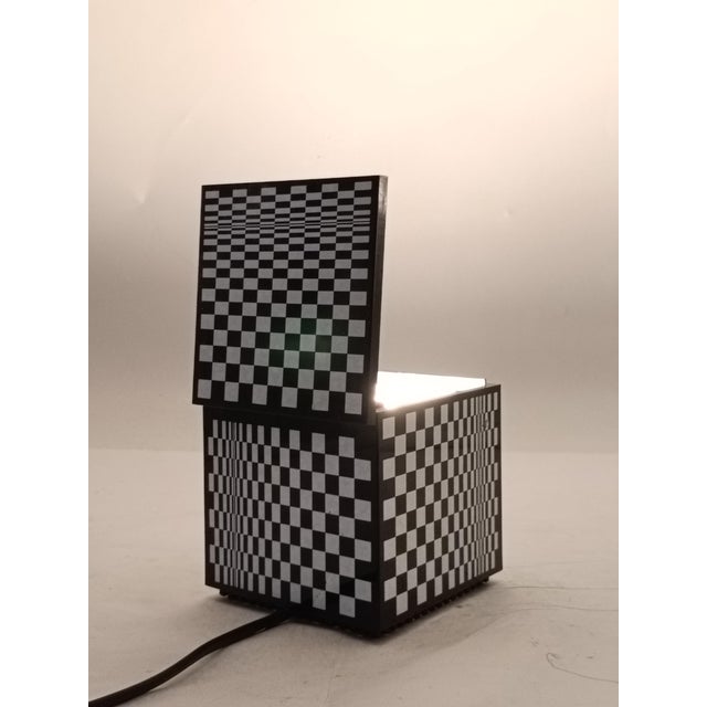 Cuboluce Table Lamp by Bettonica E Melocchi for Cini&nils, Italy, 1970s For Sale - Image 10 of 11