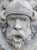Gray Italian Carved Limestone Fountain Spout of the Roman God Mars For Sale - Image 8 of 12