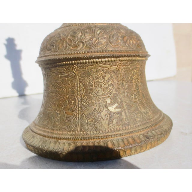 Bronze Hindu Temple Bell For Sale - Image 10 of 15