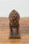 Vintage Bronze With Dark Patina Lion Sculptures on Bases - A Pair For Sale In New York - Image 6 of 13