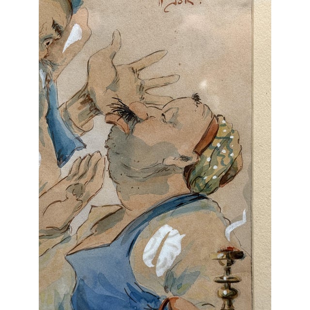 1920s After Karelin Mitrich, Figurative Composition, 1920, Watercolor For Sale - Image 5 of 7