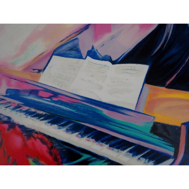 Claude Hemeret, Piano et partitions, Lithograph For Sale - Image 6 of 8