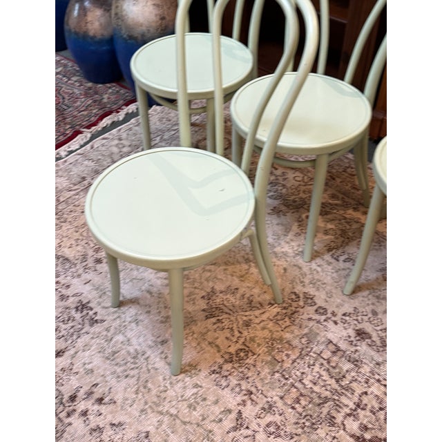 Thonet Inspired Bentwood Cafe Chairs, Pair For Sale - Image 11 of 12
