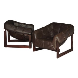 MP-91 Lounge Chairs by Percival Lafer for Móveis Lafer, 1970s, Set of 2 For Sale