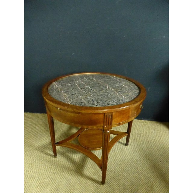 Vintage Mahogany Bouillotte Table For Sale - Image 11 of 11
