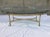 Mid-Century Modern Brass Profile Glass Top Coffee Table Italy For Sale In Denver - Image 6 of 13