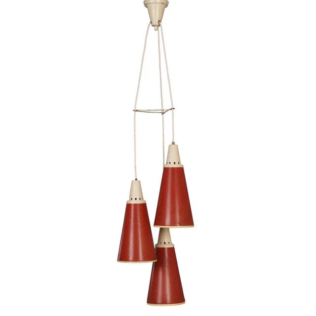 Red Perfupux Pendant by N. Hiemstra for Hiemstra Evolux, 1950s For Sale - Image 12 of 12