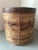 Vintage Italian Rattan Basket With Copper Rim For Sale - Image 12 of 13