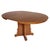 Round Italian Extendable Walnut & Veneer Table For Sale - Image 3 of 9