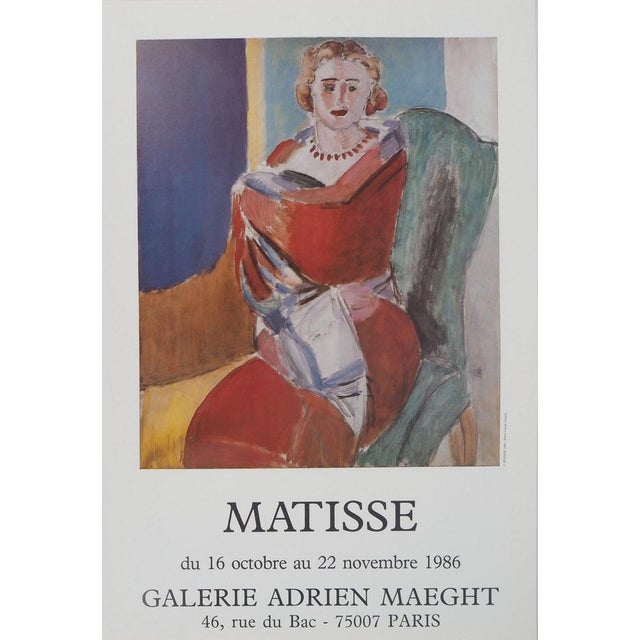 Femme Assise Poster after Henri Matisse For Sale - Image 6 of 6