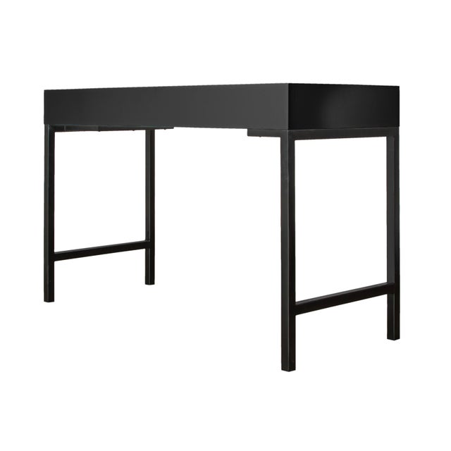Maple Writing Desk - Black For Sale In West Palm - Image 6 of 8