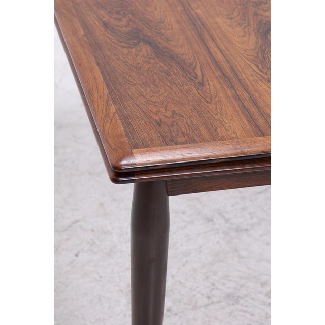 Brown Mid-Century Rosewood Extendable Dining Table, 1960s For Sale - Image 8 of 15