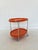 Space Age Chrome Serving Trolley with Orange Plastic Trays, 1970s For Sale - Image 3 of 7