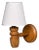 Magnafon Belysning Aps, Danish Modern, Wall Sconce, Pine, Denmark, 1960s For Sale