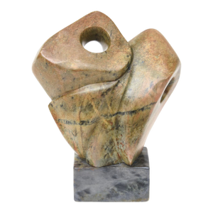 1990's Abstract Marble Sculpture Signed and Dated