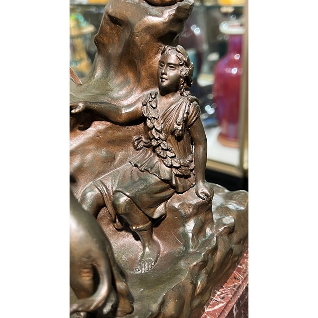 Antique Italian Grand Tour Bronze Sculpture of the Farnese Bull /Nelli Foundry For Sale - Image 9 of 17