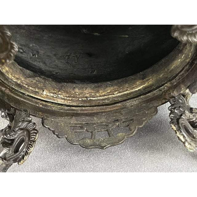Late 19th Century Bronze Flower Pot, Japan, 1890s For Sale - Image 5 of 10