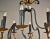 Vintage Italian Black and Gilt Tole Eight Light Chandelier For Sale In Detroit - Image 6 of 12