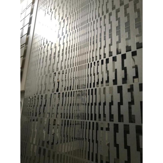 Estuardo Maldonado, Mid-Century Modern Abstract Wall Panel, 1970, Stainless Steel For Sale - Image 3 of 18