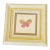 1970s Original Art Mini Painting Pink Butterfly For Sale