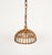 Wood Mid-Century Hand-Crafted Rattan and Bamboo Chandelier Pendant, Italy, 1970s For Sale - Image 7 of 13