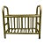 1940s Bamboo Art Deco Magazine Rack For Sale