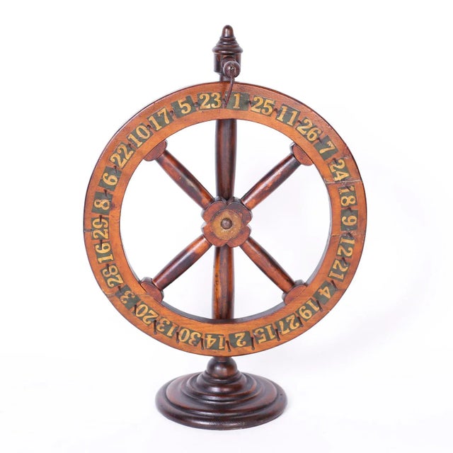 Antique English Gaming Wheel For Sale - Image 10 of 10