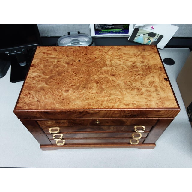 “Excellent Condition and Very Clean inside. Sorry no key.” Shape Rectangle Items Included Jewelry Box, Jewelry Organizer...