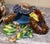 Pair Early 20th Century French Barbotine Majolica Game Bird Wall Pockets For Sale - Image 13 of 14