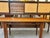 Iconic European Mid Century Modern Teak & Wicker Nesting Dining Suite W/ Credenza, Dining Table & Four Chairs c.1960 For Sale - Image 13 of 18