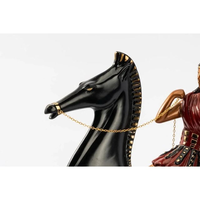 1980s "Amazon" Bronze Sculpture by Erté, 1985 For Sale - Image 5 of 13