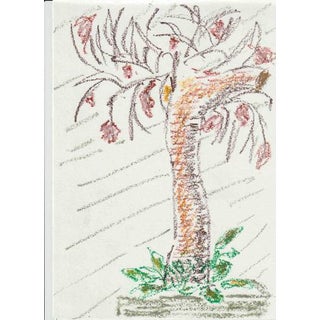 Alfredo Pizzi, Composition 20 Abstract Drawing, Oil Pastel on Canson Paper For Sale