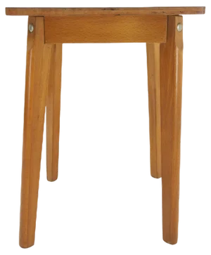 Mid-Century Footstool in Wood, 1960s