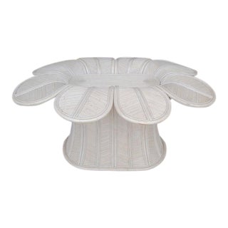 Flower Shaped Rattan Dining Table Base For Sale