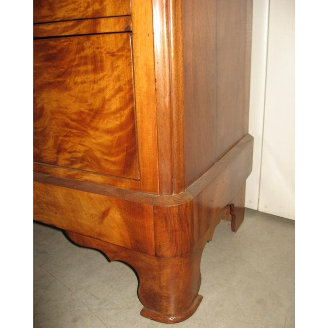 Wood Antique Secretaire in Mahogany, 1850s For Sale - Image 7 of 13