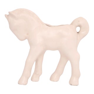 6" Palomino Pony Horse Vase For Sale